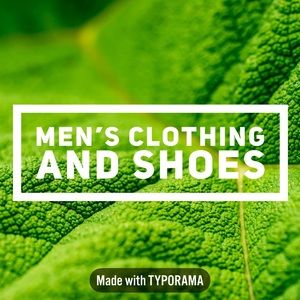 Men’s clothing and shoes